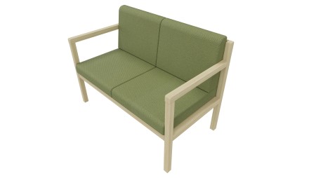 Banquette Noé 2 places avec accoudoirs